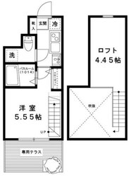 フレクション千歳船橋の物件間取画像